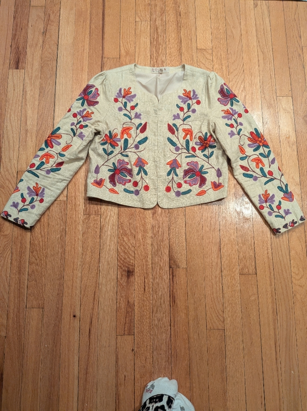 Dolan Embroidered Floral Jacket